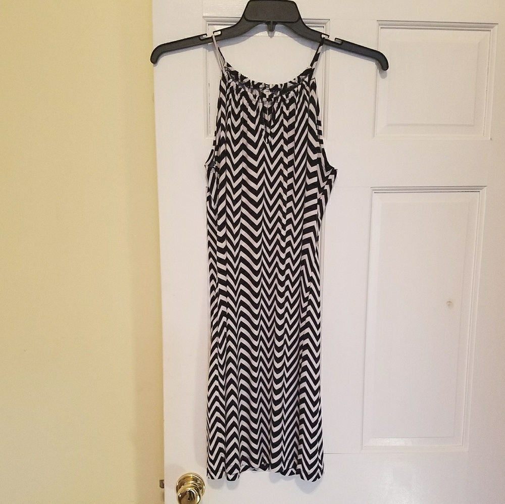 Black and white dress